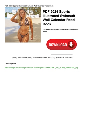 pdf 2024 sports illustrated swimsuit wall calendar read book