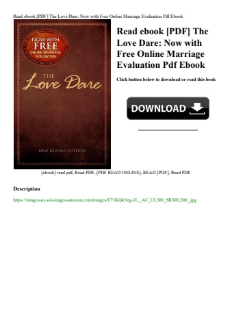 read ebook [pdf] the love dare now with free online marriage evaluation pdf ebook