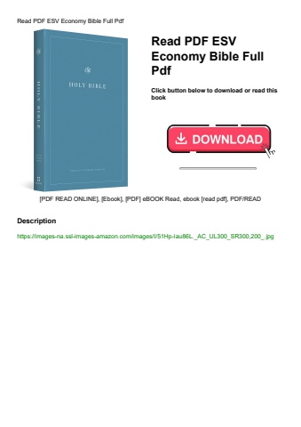read pdf esv economy bible full pdf