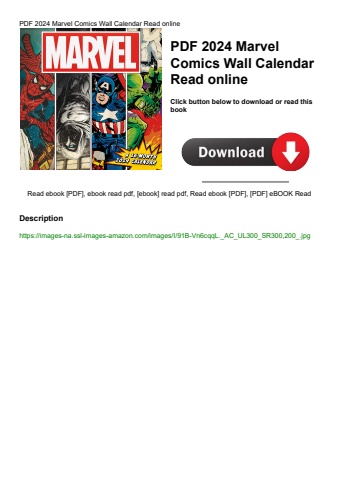 pdf 2024 marvel comics wall calendar read online