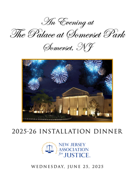 NJAJ Installation Dinner Program