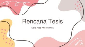 Rencana Tesis