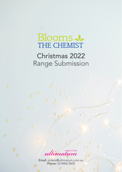 Blooms Christmas 2022 Catalogue