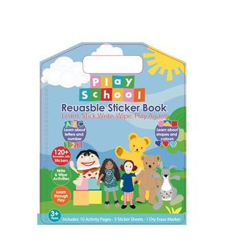 Play School Write & Wipe Sticker Activity Book