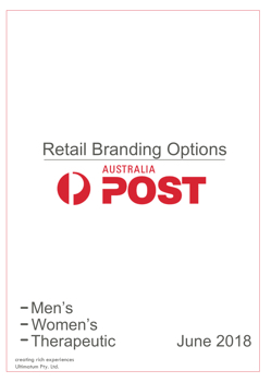 Aust Post Brand Sheet Book