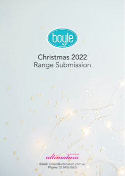 Ultimatum Christmas 2022 Catalogue - Boyle