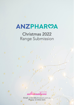 Ultimatum Christmas 2022 Catalogue - ANZ Pharma