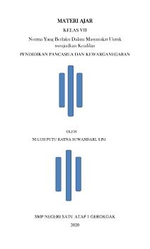 MATERI AJAR Kelas VII Materi Norma dan keadilan