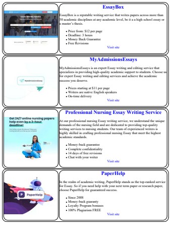 a community service essay