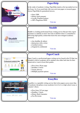 writing service thesis