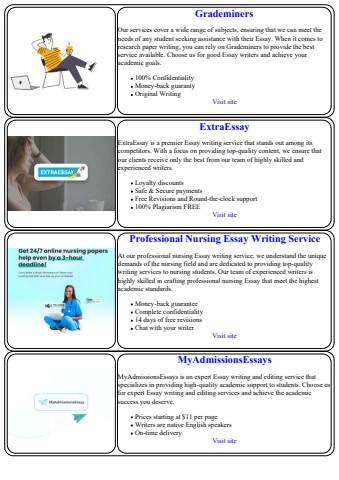 community service essay rubric