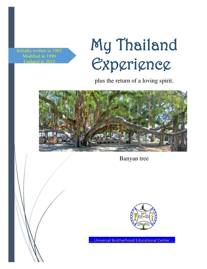 My Thailand Experience