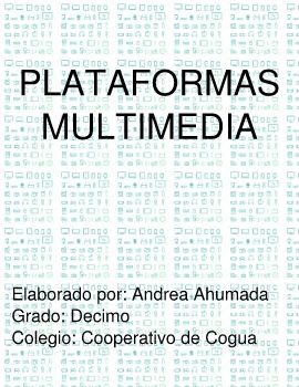 PLATAFORMAS MULTIMEDIA 3