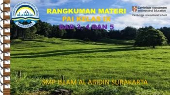 Media pembelajaran PAI kls 9 al Abidin SKA