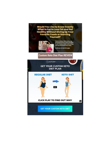 Custom Keto Diet Plan PDF / eBook Program Rachel Roberts