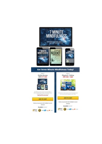 Greg Thurston “Seven Minute Mindfulness” Review [PDF Download]