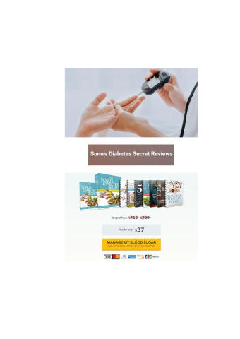 Sonu's Diabetes Secret™ PDF eBook Download by Karen Richardson