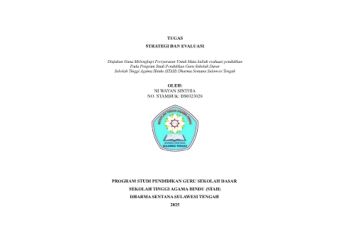 EVALUASI & STATEGI 3 sinthia