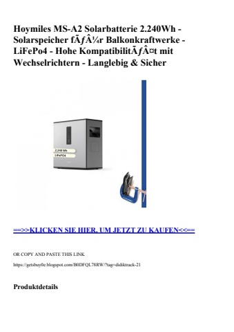8541 hoymiles ms-a2 solarbatterie 2