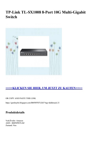 2529 tp-link tl-sx1008 8-port 10g multi-gigabit switch