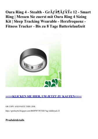 6053 oura ring 4 - stealth - grãƒâ¶ãƒâÿe 12 - smart ring   messen sie zuerst mit oura ring 4 sizing kit