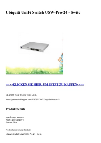 1305 ubiquiti unifi switch usw-pro-24 - switc