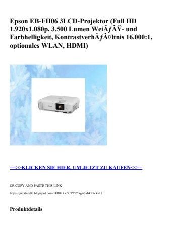 5363 epson eb-fh06 3lcd-projektor  full hd 1