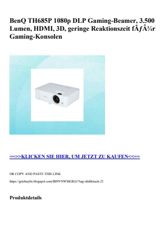 1460 benq th685p 1080p dlp gaming-beamer  3