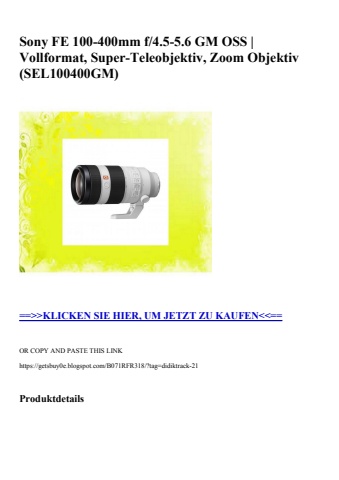 9193 sony fe 100-400mm f 4
