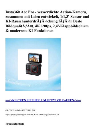 4648 insta360 ace pro - wasserdichte action-kamera  zusammen mit leica entwickelt  1 1 3'-sensor und ki-