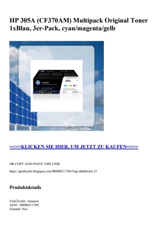 8687 hp 305a  cf370am  multipack original toner 1xblau  3er-pack  cyan magenta gelb