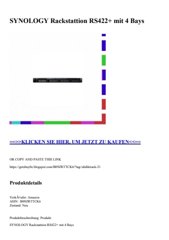 6163 synology rackstattion rs422  mit 4 bays