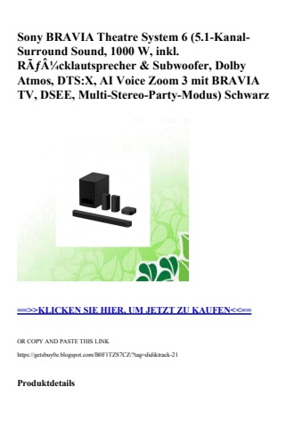 6986 sony bravia theatre system 6  5