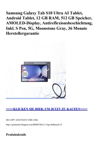 4950 samsung galaxy tab s10 ultra ai tablet  android tablet  12 gb ram  512 gb speicher  amoled-display