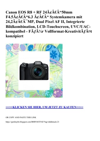 3088 canon eos r8   rf 24ã¢â€â“50mm f4