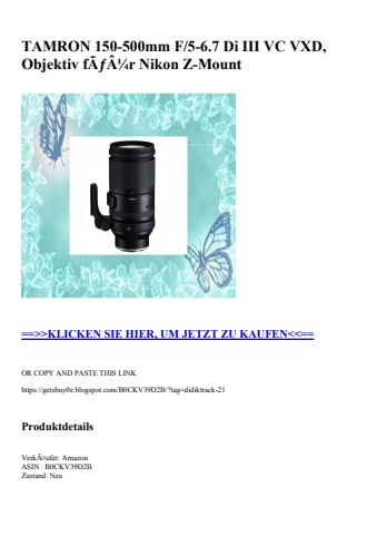 4634 tamron 150-500mm f 5-6