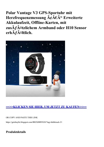 6539 polar vantage v3 gps-sportuhr mit herzfrequenzmessung ã¢â€â“ erweiterte akkulaufzeit  offline-karte