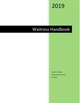 Waitress Handbook