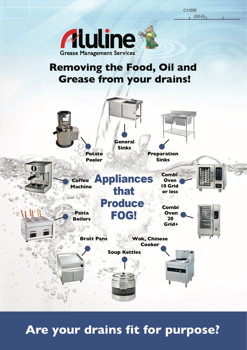 Aluline Removing the food oil and grease brochure