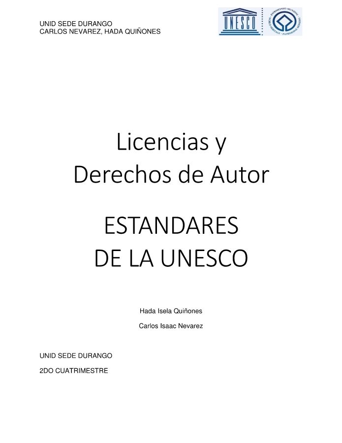 LICENCIAS Y DERECHOS DE AUTOR