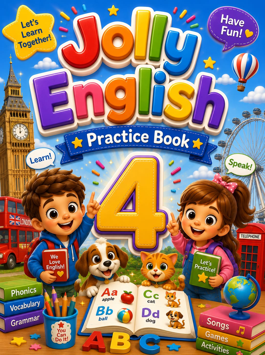 JOLLY ENGLISH 4 PTRACTICE BOOK