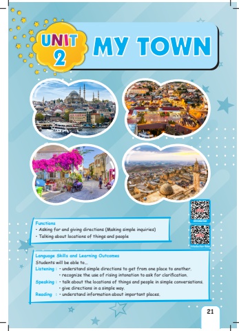 5.Sınıf 2.Ünite – MY TOWN (PASİFİK)