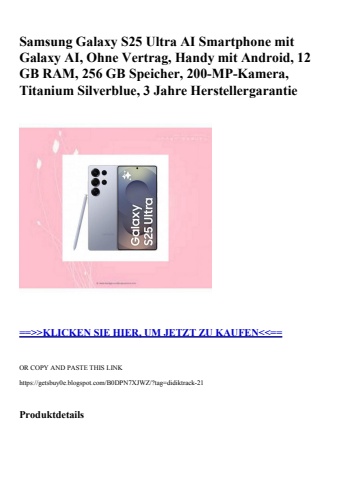 0469 samsung galaxy s25 ultra ai smartphone mit galaxy ai  ohne vertrag  handy mit android  12 gb ram  2