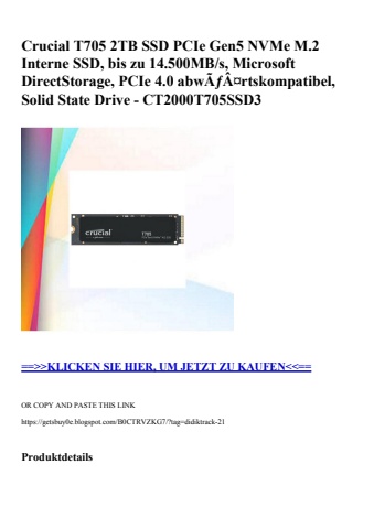 7744 crucial t705 2tb ssd pcie gen5 nvme m