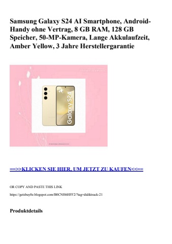 5706 samsung galaxy s24 ai smartphone  android-handy ohne vertrag  8 gb ram  128 gb speicher  50-mp-kame