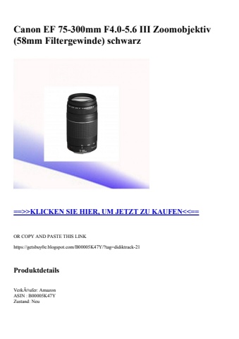 3314 canon ef 75-300mm f4