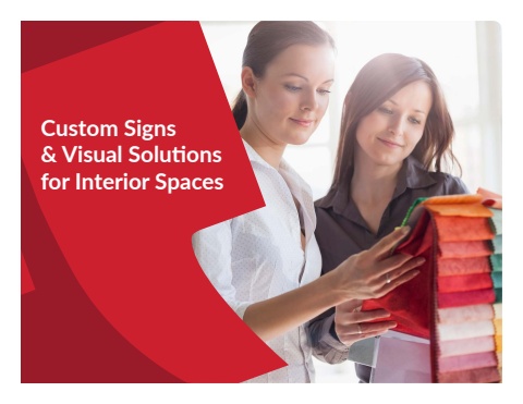 Custom Signs & Visual Solutions for Interior Spaces