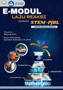 E-MODUL BERBASIS  STEM-PjBL LAJU REAKSI