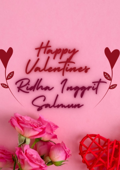 Happy Valentine Ridha