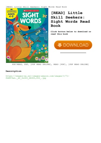 [read] little skill seekers sight words read book